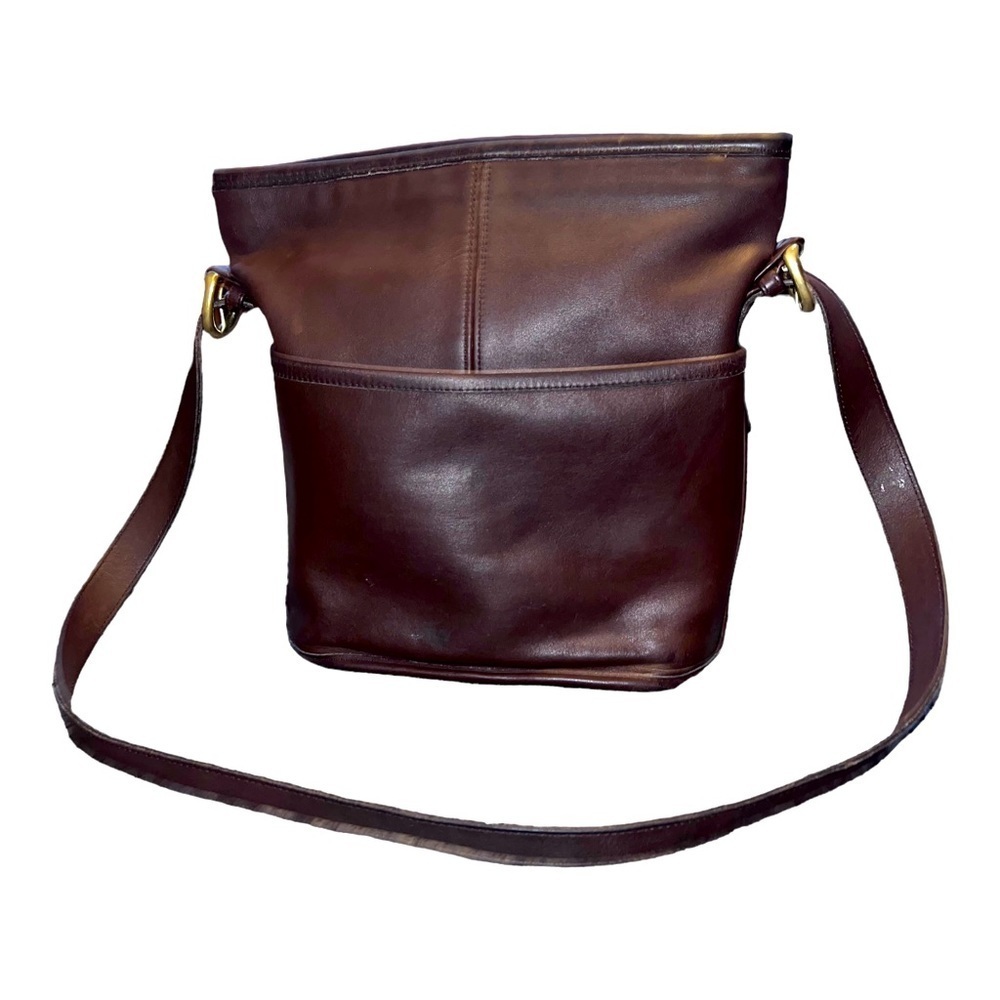 Vintage COACH Bleecker No. B7M-4153 Smooth Leather Bucket Shoulder Bag